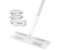 CQT Sweeper Daily Cleaning Starter Kit 2-in-1 Wet Dust Hardwood Fllor Flat Mop Dry and Wet Multi Surface Floor Cleaner (MOP)
