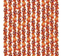 CQURE 16 Pack Artificial Maple Leaf Garland, 5.9 Ft Fall Hanging Vine | Artificial autumn foliage garland decor for Thanksgiving, Christmas, wedding, fireplace, home & party hanging decoration