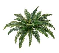 CQURE 27" Fake Fern Artificial Ferns for Outdoors,20 Branches Realistic Artificial Boston Ferns Bush Plant for Indoor Outdoor Garden Porch Decor (Lifelike,UV Resistant,No Maintenance)
