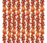 CQURE 9 Pack Artificial Autumn Fall Maple Leaf Garland, 5.9Ft/Piece Artificial Autumn Foliage Garland Fall Leaves Hanging Vine Thanksgiving Decor for Home Fireplace Party Christmas