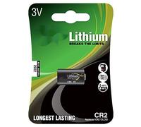 CR-2 3V Lithium Battery in Blister, Dimensions 15.6 x 27 mm, Includes 1 Unit. Ideal for Electronic Devices.