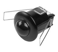 CR-5 MINI PIR Motion Sensor Ceiling Occupancy Detector, 360° Detection, 6m Range, Max 800W, AC220-240V, Adjustable Timer, IP20, Black