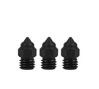 CR-6 SE Nozzle Copper Plated Hard Steel Brass 3D Printer Parts Nozzles 0.4mm For CR6 CR5 PRO Ender 3 S1 Pro CR10 V2 5(3 Hard Steel,0.4mm)