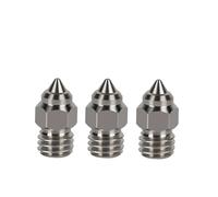 CR-6 SE Nozzle Copper Plated Hard Steel Brass 3D Printer Parts Nozzles 0.4mm For CR6 CR5 PRO Ender 3 S1 Pro CR10 V2 5(3 Plated Copper,0.2mm)