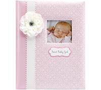 CR Gibson Baby Girl's First Memory Book (Bella) -- Newborn Baby Gift Set / Keepsake / Baby Journal