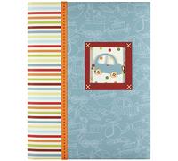 CR Gibson Baby's First Memory Book -- Newborn Baby Gift Set / Keepsake / Baby Journal (Toot Toot)