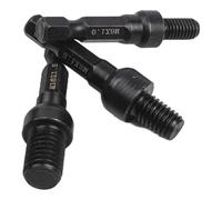 Cr-Mo Socket Adapter Set, 3pcs M6 M8 M10 Self-Tapping Hex Shank for Insert Nuts and Hanger Bolts, 1/4 Inch Drive for Electric Drills