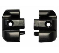 CR-MOESANCO® 20 End Caps for Caravan and Motorhome Aluminium Profile, Side Rail and Window Railing Termination Plugs in Anti-UV Black Thermoplastic, 10 Pairs Left and Right, 3.7mm Hole