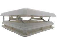 CR-MOESANCO® Hertus Skylight Kit 40 x 40 + Integrated Mosquito Net + Stainless Steel Mounting Screws