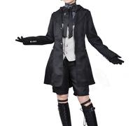 CR ROLECOS Anime Black Ciel Phantomhive Cosplay Costume Outfit Black Uniform Cosplay Christmas Party Costume 3XL