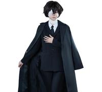 CR ROLECOS Anime Bungo Stray Dogs Cosplay Dazai Osamu Cosplay Dazai Osamu Costume Uniform for Halloween Carnival S