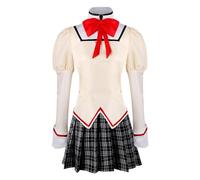 CR ROLECOS Anime Puella Magi Madoka Magica Cosplay Costume Kaname Madoka Halloween Christmas Party Dress M