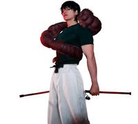 CR ROLECOS Gojo Satoru Uniform Cosplay Outfit Halloween Anime Top Pants Full Set XXL