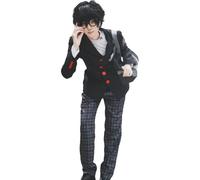 CR ROLECOS Persona 5 Cosplay Amamiya Ren Cosplay School Uniform Protagonists Amamiya Ren Outfits Uniform Costume for Adults Halloween Carnival Party L