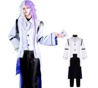 CR ROLECOS Sigma Cosplay Anime Bungo Stray Dogs Cosplay Sigma Costume Outfit Sigma Uniform Complete Set Halloween Carnival Party Dress Up Suit XXL