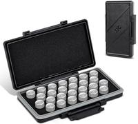 CR1/3N Battery Case Holder Storage, Water-Resistant Anti-Lost Button Coin Cell Battery Case for 26x CR-1/3n DL1/3N 2L76 CR11108 lithium, CR11108 Battery Container Box Coin Cell Battery Not Included