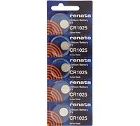 CR1025 Lithium Coin Cells - Strip of 5 Batteries