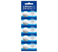 CR1616 3V Lithium Button Battery Multipacks, Long Life Easy Replace for Watches Gaming Power Supply Battery 5 / 10pcs Button Batteries