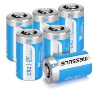 CR2 3V Lithium Battery 900mAh 6 Pack with PTC Protection for Sensors, Flashlights, Photo Flash, Golf Rangefinder, Security Alarm System, Thermometers, Dogs Collar (Non-Rechargeable)