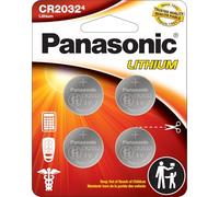 CR2032 3.0 Volt Lithium Coin Cell Batteries - 4 Pack