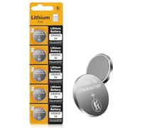 CR2032 3V Lithium Battery 5 Pack, 3 Volt CR 2032 Coin Button Cell Batteries for Apple Airtag, Car Remote, Key Fobs, Glucose Monitor, Candles, Watches, Doorbell, Scales, Intelligent Sensors