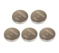 CR2032 3V Lithium Coin Button Battery Pack of 5 Ideal for Energy Efficient Electronic Devices