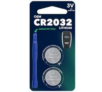 CR2032 OEM (with Tool) Remote Key Fob Battery for Subaru fits 2010-2024 case Shell Cover Outback Forester Impreza Crosstrek Legacy WRX, Canada, 2-Pack Protect key