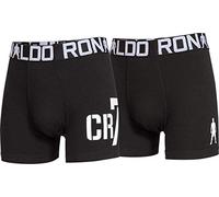 CR7 2-Pack Boy's Cotton Trunk, Black, 4/6y