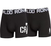 CR7 2-Pack Boy's Cotton Trunk, Black, 7/9y