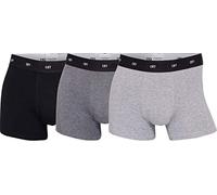 CR7 3-Pack Men's Bamboo Trunk, Black/Grey/Light Grey, XL