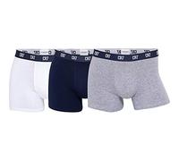 CR7 Men's 3-Pack Cotton Trunk, Grey/White/Navy, 2X-Large (Pack of 3)