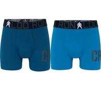 CR7 Boy's Bamboo Trunk 2-Pack, Blue, 13/15Y