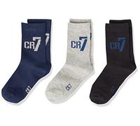 CR7 Boy's Cr7 3-pack Boy's Socks, Multicolour, 9-Jul UK