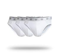 CR7 by Cristiano Ronaldo Men's 8100 66 100 Plain Boxer Shorts, White, Medium