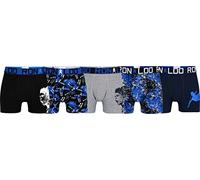 CR7 Cristiano Ronaldo Boy's Cr7 5-pack Boy's Cotton Trunks, Multicolour, 7-9Y UK