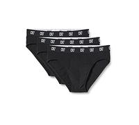 CR7 CRISTIANO RONALDO Mens 3-Pack Cotton Briefs - Black - XL