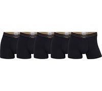 CR7 CRISTIANO RONALDO Mens 5-Pack Boxer Briefs - Black/Gold - L