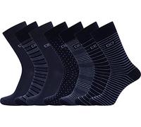 CR7 Cristiano Ronaldo Men's 7 Pack Socks, Navy, 40-46