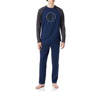 CR7 Cristiano Ronaldo Men's Long Sleeve Pyjama Set, Navy, M