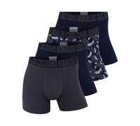 CR7 Men's Boxer Shorts, Pack of 4 - Camouflage Trunks, Cotton Stretch, Logo Waistband