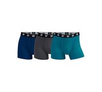 CR7 Men's Microfibre Trunk 3-Pack, Blue, XL