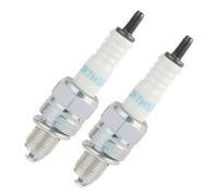 CR7HSA Spark Plugs, 2 Pack CR7HSA/C7HSA Spark plug Thread 10 mm for Scooters, Mopeds And Motorcycles, Protected For Improved Engine Performance And Efficient Ignition