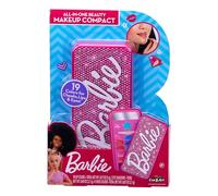 Cra-Z-Art, Barbie All in one Beauty Makeup Compact with 19 on trend colours for cheeks, lips and eyes Official Barbie merchandise