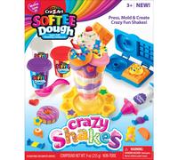 Cra-Z-Art Softee Dough Crazy Shakes Milkshake Playset Modeling Dough Play Toy for Kids Ages 3 Years and Up
