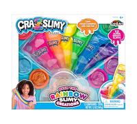 Cra-Z-Slimy Over the Rainbow Slimy Creations 12 pre made slimes with add ins and cloud shaped container
