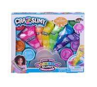 Cra-Z-Slimy Over the Rainbow Slimy Creations 12 pre made slimes with add ins and cloud shaped container