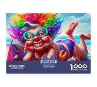 Crab 1000 Pieces Premium Jigsaw Animal Age 12+ Cool Collage Effect, Fun Details, Educational, Challenging Puzzle Games 70x50cm/1000pcs