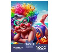 Crab 1000 Pieces Premium Jigsaw Animal for Adults Quirky, Abstract Design, Fun Details, Educational, Challenging Puzzle Games 70x50cm/1000pcs