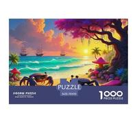 Crab 1000 Pieces Premium Jigsaw Animal for Adults Quirky, Abstract Design, Home Decoration, Educational, Challenging Puzzle Games 70x50cm/1000pcs