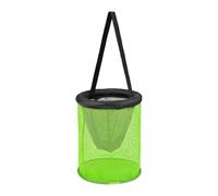 Crab Basket - Circular Foldable Floating Drawstring Net Fishing Basket | Live Bait Storage Cage for Lake, River, Camping, Saltwater, , Shrimp, Catfish, Ice Fishing, Crab Fish